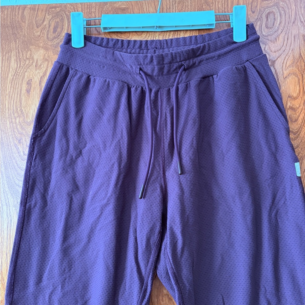 Vuori Purple Mesh Performance Joggers Size Medium - Picture 2 of 5